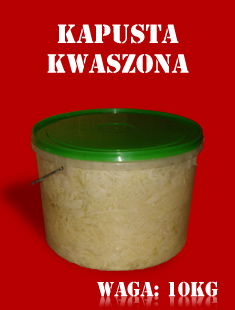 Kapusta kwaszona 10kg