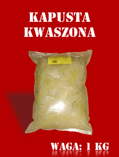 Kapusta Kwaszona 1kg Woreczek